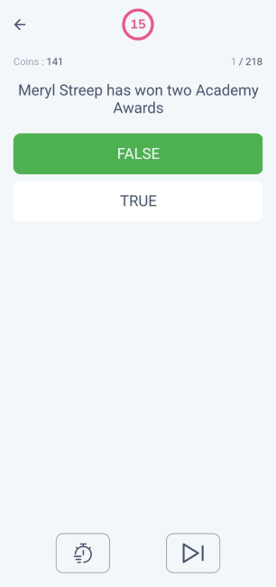 True/False