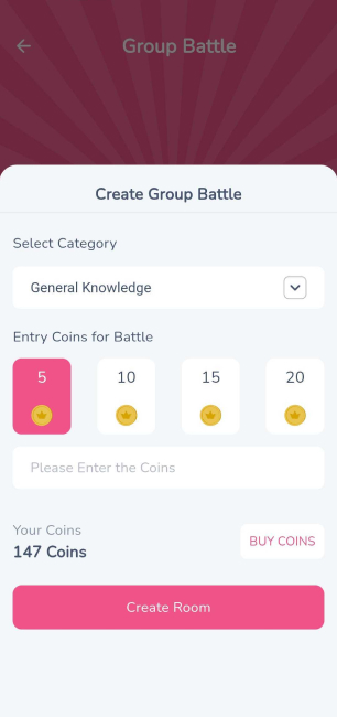 Create Group Battle
