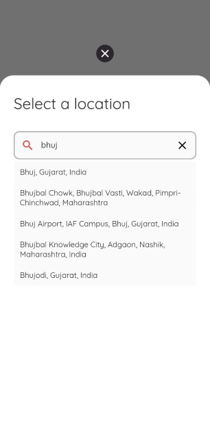 Select a Location