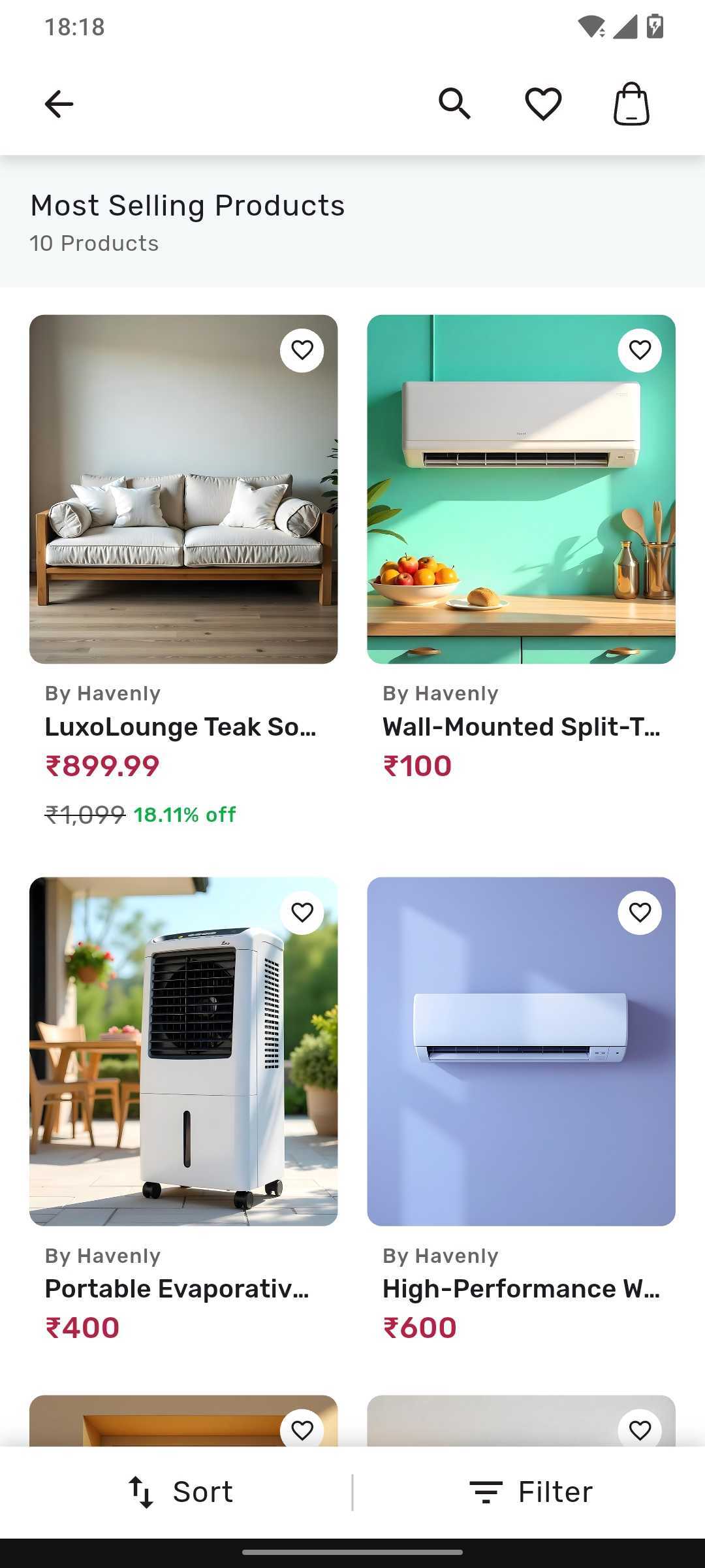 Most Selling Products