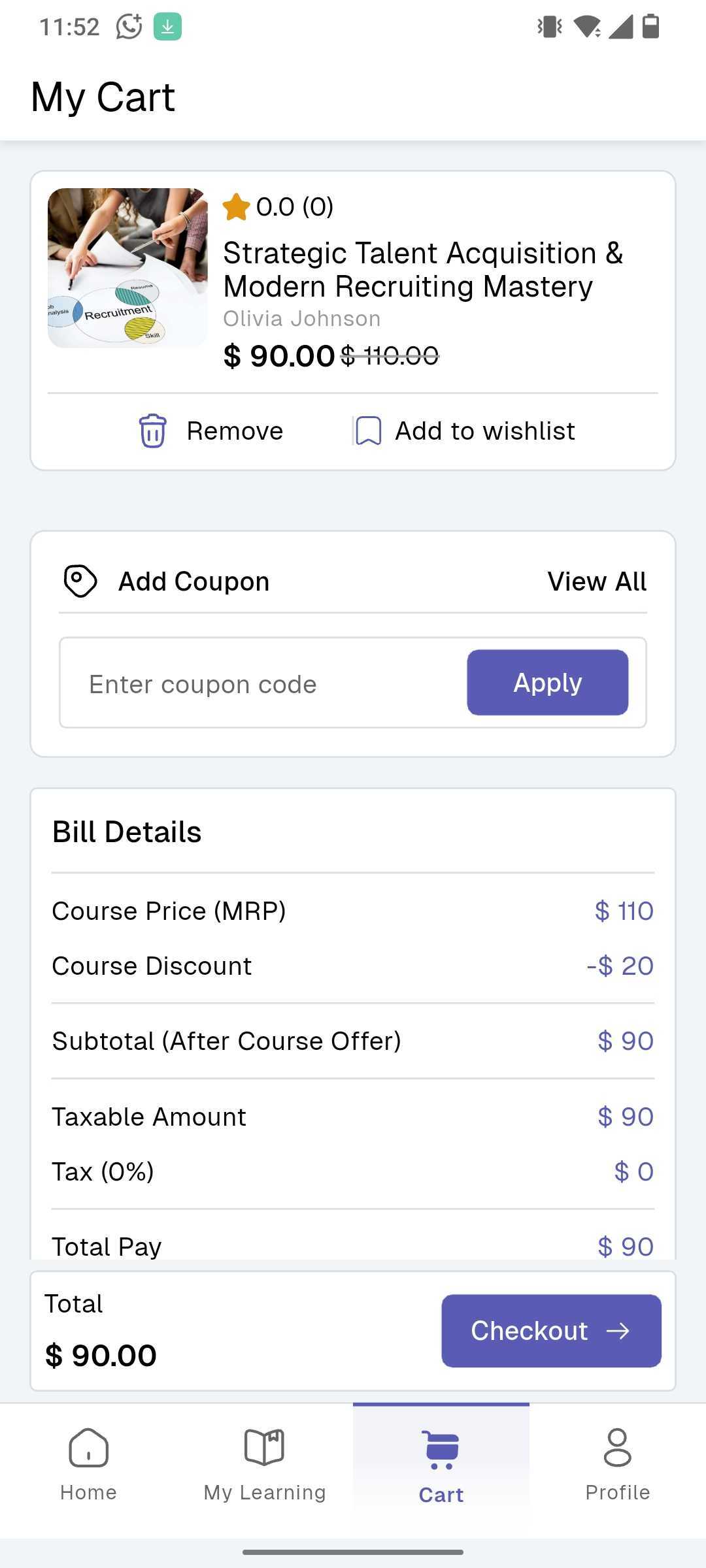 My Cart