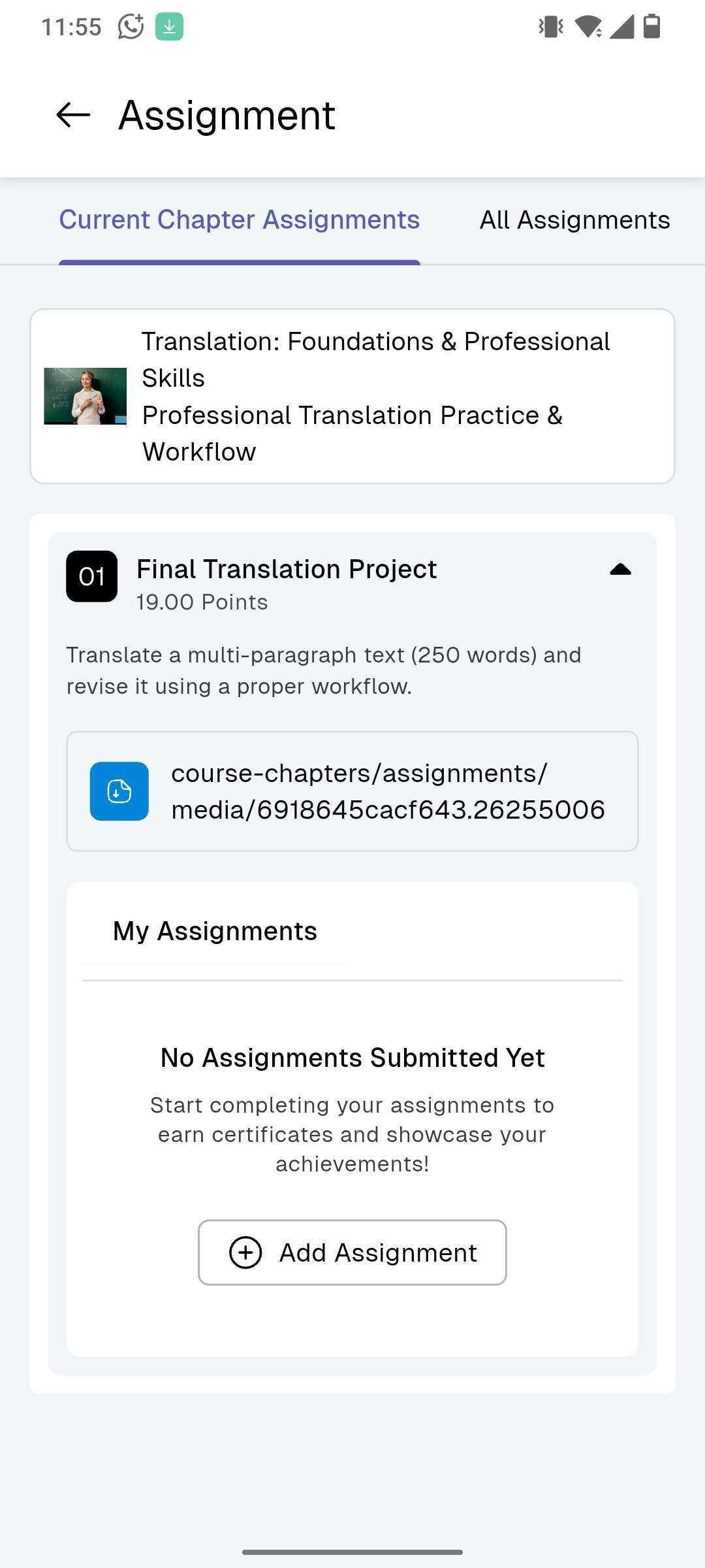 Assignment Overview